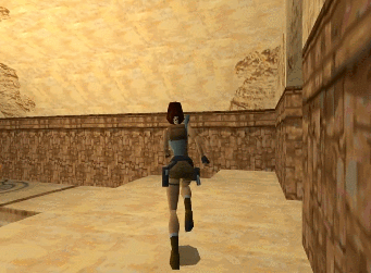 Tomb Raider: Lara che salta